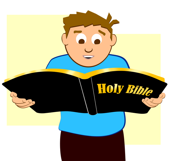 Man Reading the Holy Bible #2 | Clipart Panda - Free Clipart Images