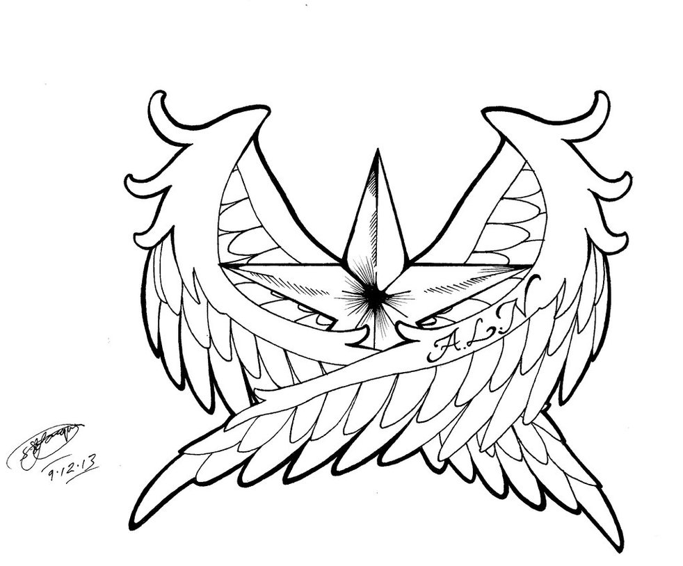 Drawings Of Stars Tattoos - Cliparts.co
