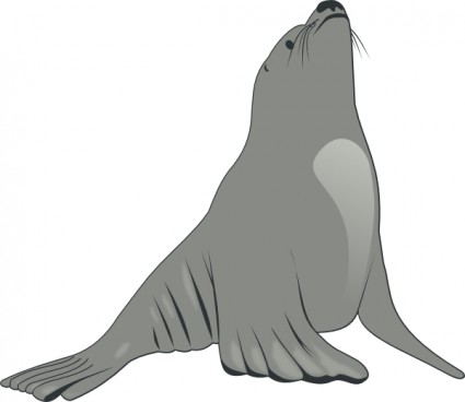 Sea Otter clip art Vector clip art - Free vector for free download