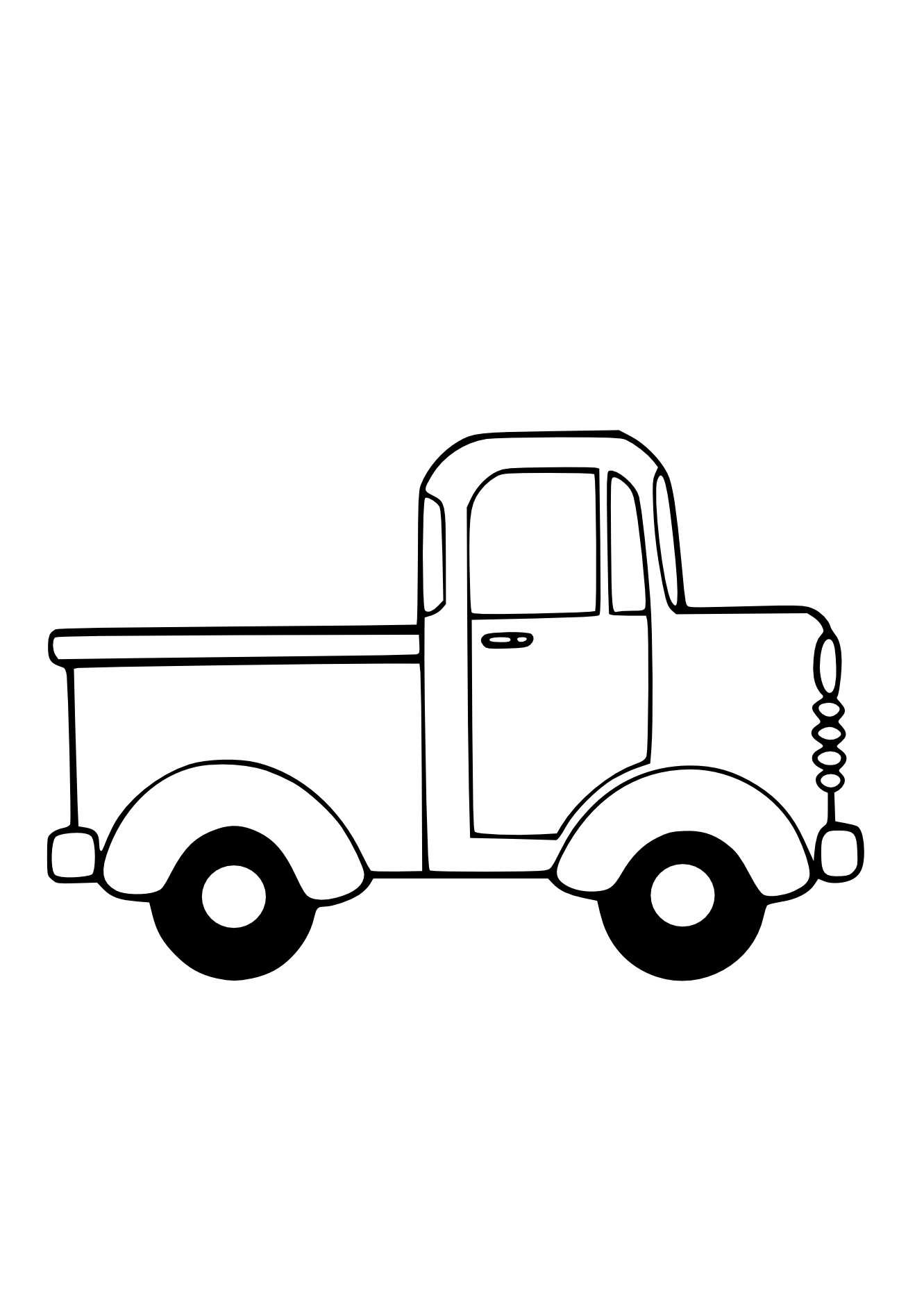 Pickup Truck Clipart Outline | Clipart Panda - Free Clipart Images