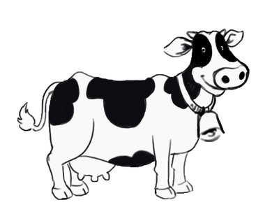 Cow Head Clipart Black And White | Clipart Panda - Free Clipart Images