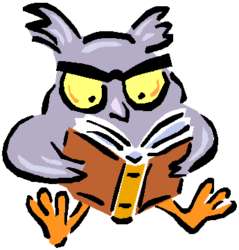 Blog Archive » OWL WITH GLASSES READING A BOOK