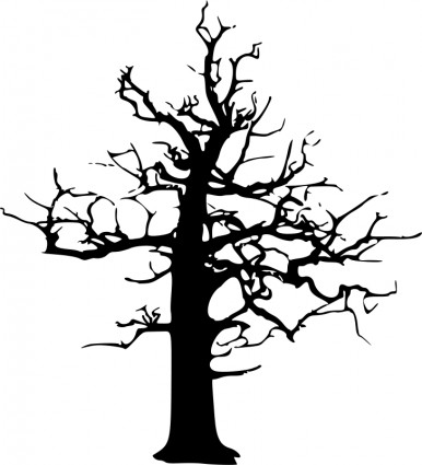 Halloween Large Dead Tree Vector clip art - Free vector for free ...