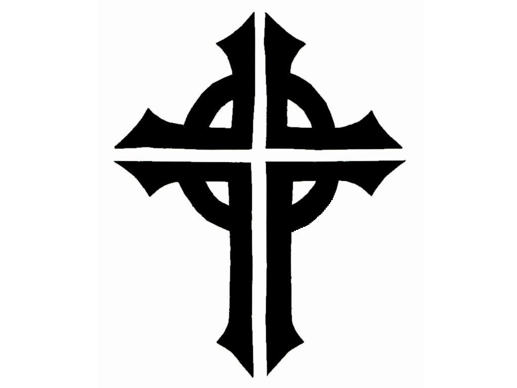 Black And White Cross Tattoos - Cliparts.co