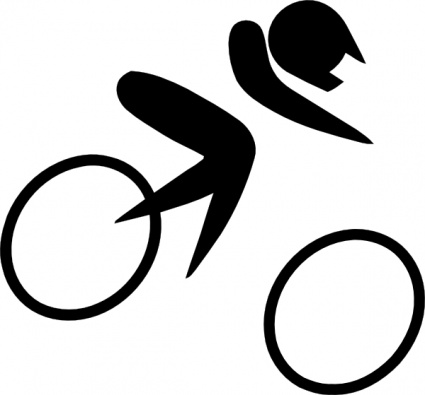 Olympic Sports Cycling Bmx Pictogram clip art - Download free ...