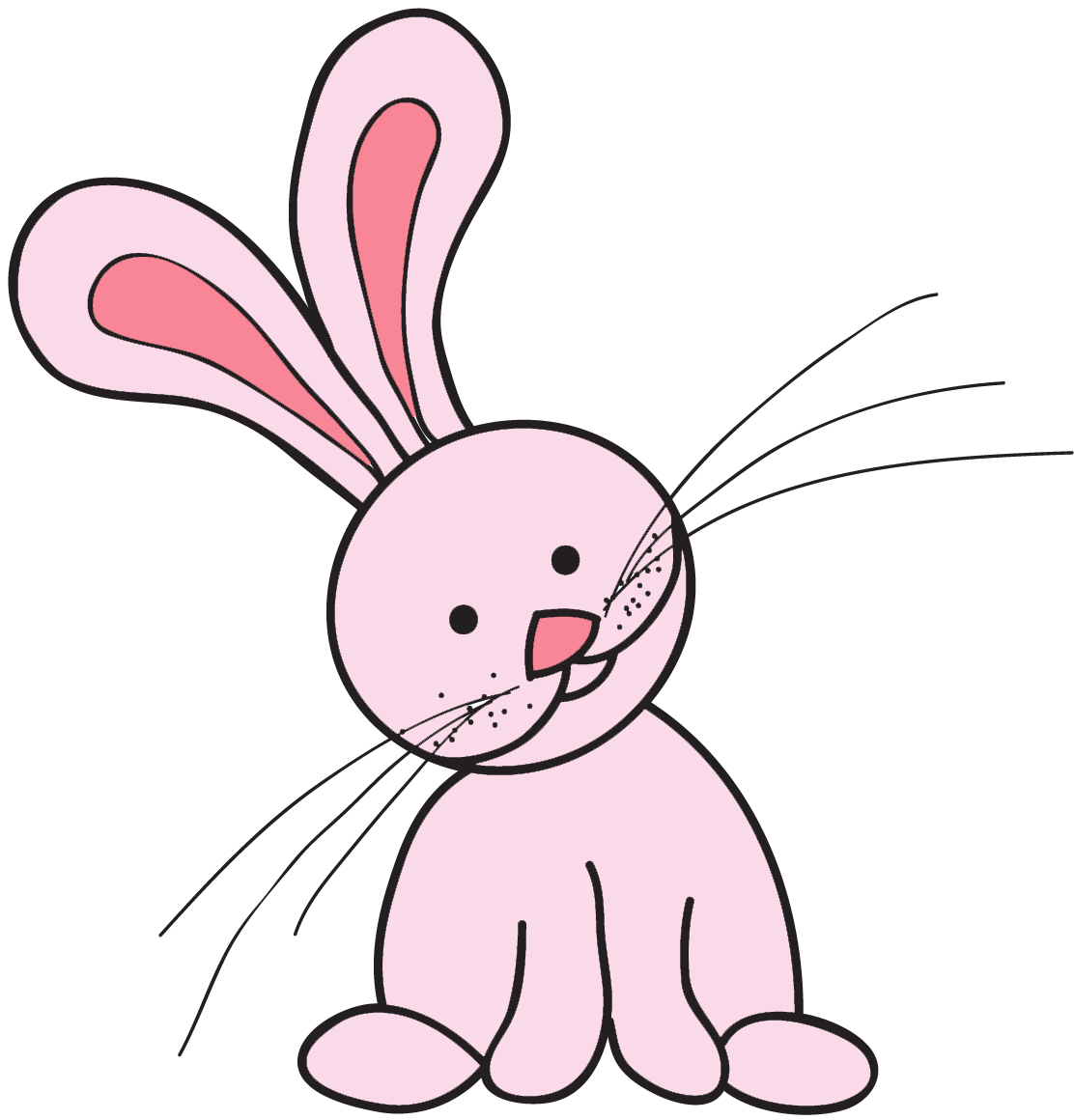 Rabbit Cartoon Clip Art - Cliparts.co