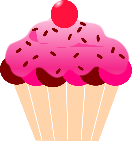 Pink Cupcake Clip Art at Clker.com - vector clip art online ...