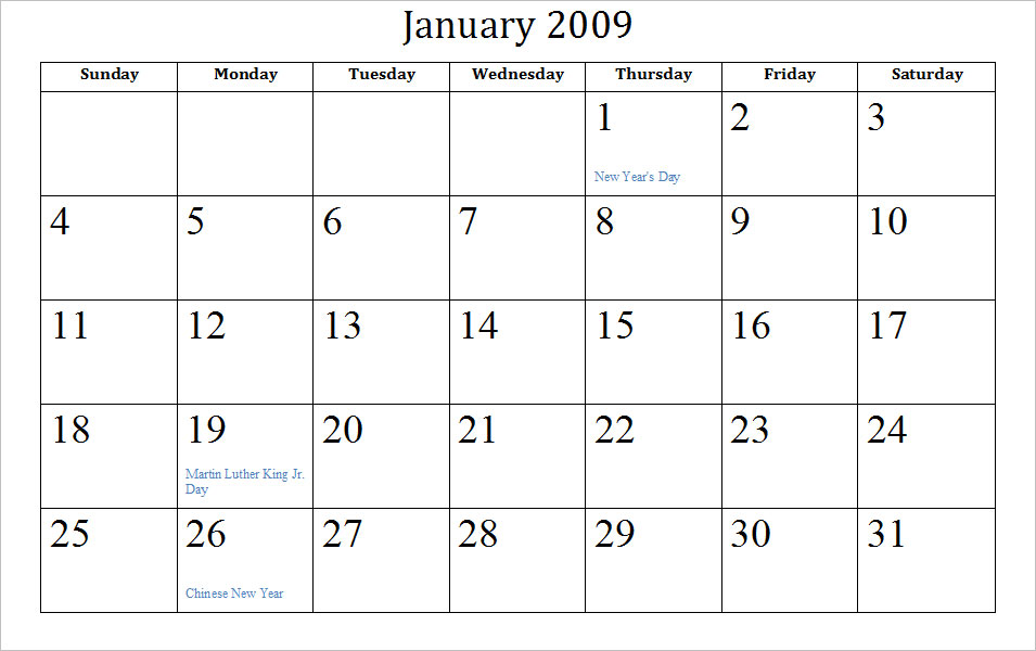 Free printable calendars for 2011 Mike Folkerth - King of Simple ...