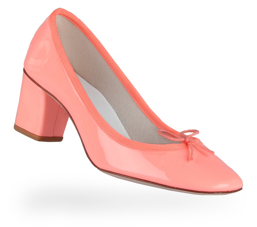 Ballerina Paname - Patent leather Nymph Pink - Repetto