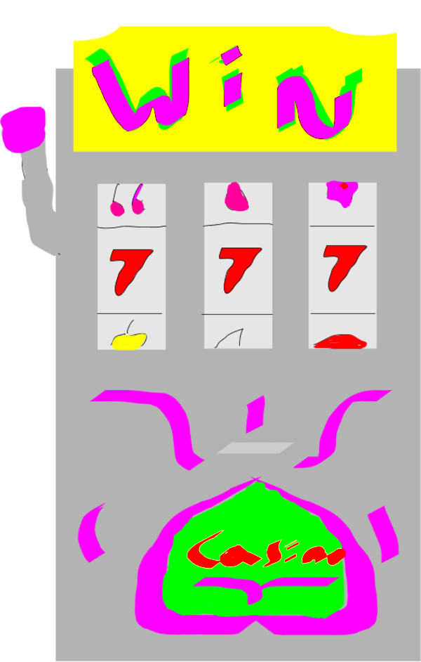 slot machine - vector Clip Art