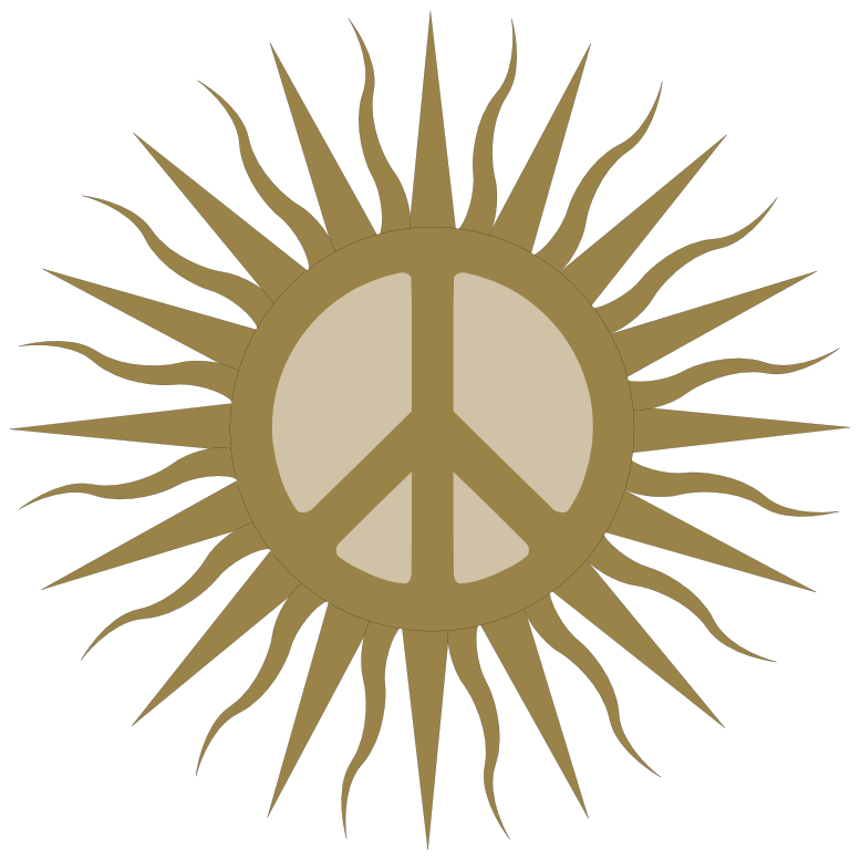 Scalable Vector Graphics Sun Peace Symbol 