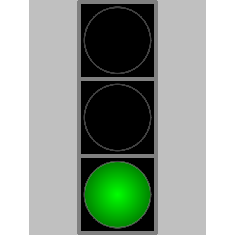 Clipart - SMIL animation Verkehrslichtsignalanlage