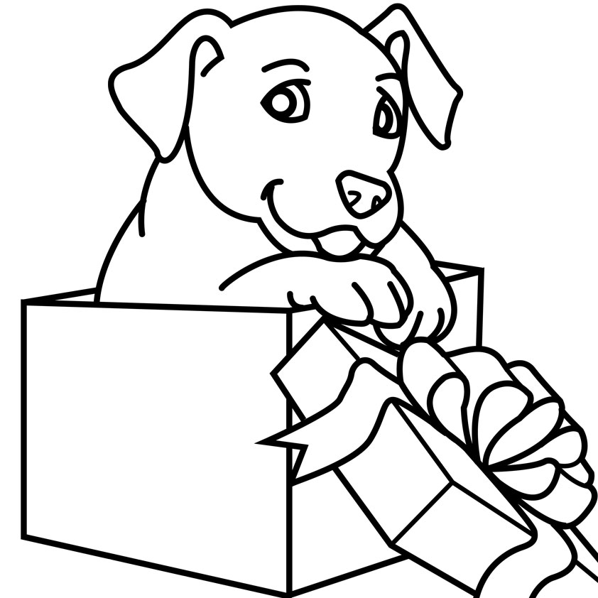 Black Lab Coloring Pages