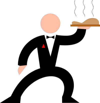Pix For > Waiter Clipart Png