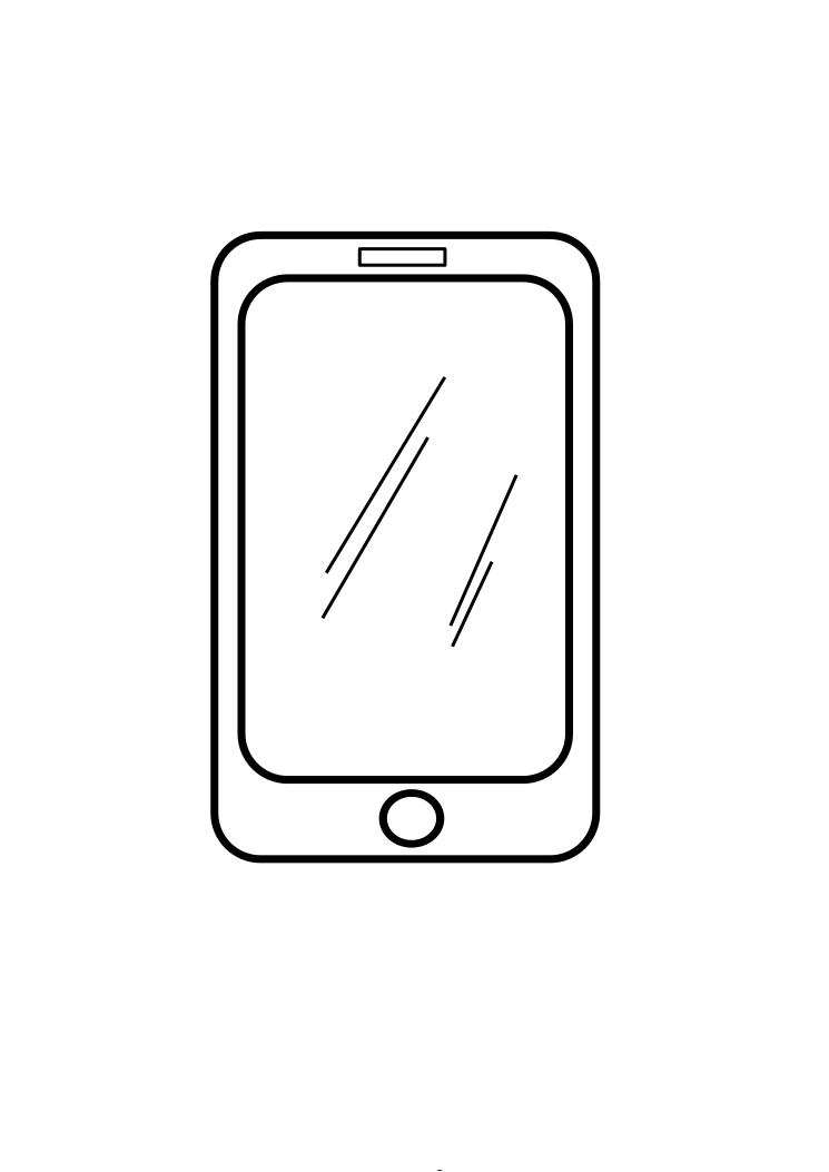 Gallery For > Iphone Coloring Page