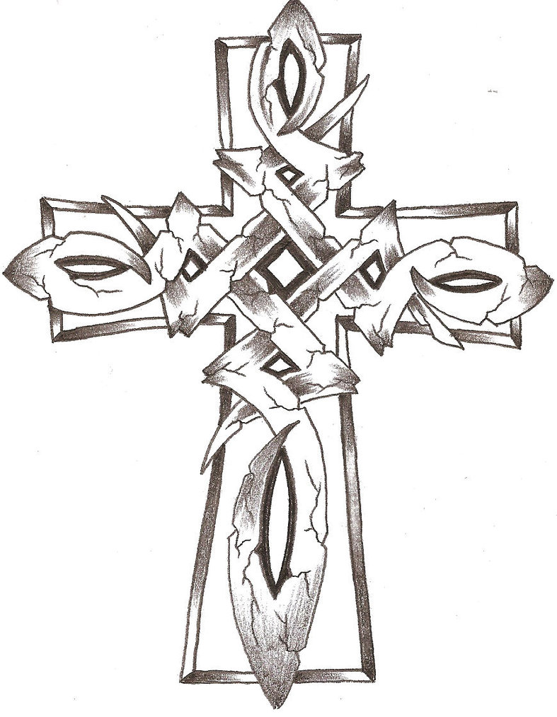 Celtic Cross Drawings Clipart - Free Clipart