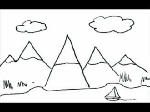 Drawing from letters. A how to draw lesson for kids. - YouTube
