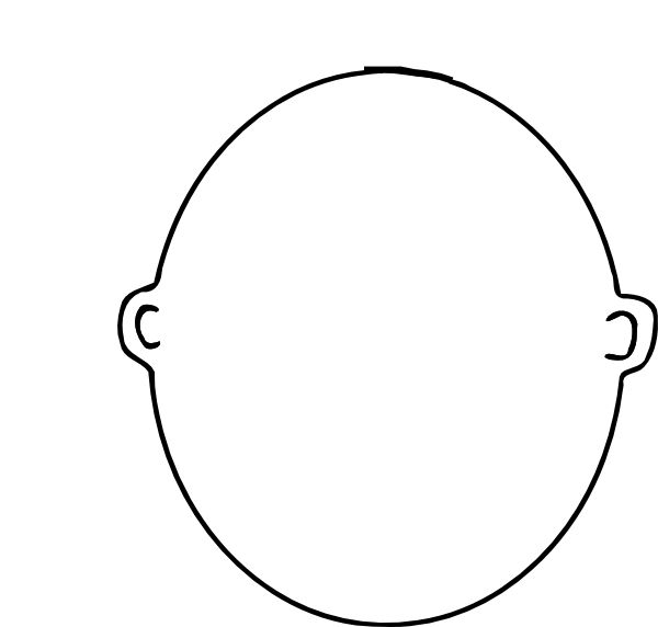 blank face coloring page | This is me - art | Pinterest