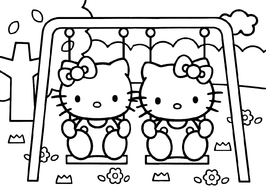 Free-Hello-Kitty-Coloring- ...
