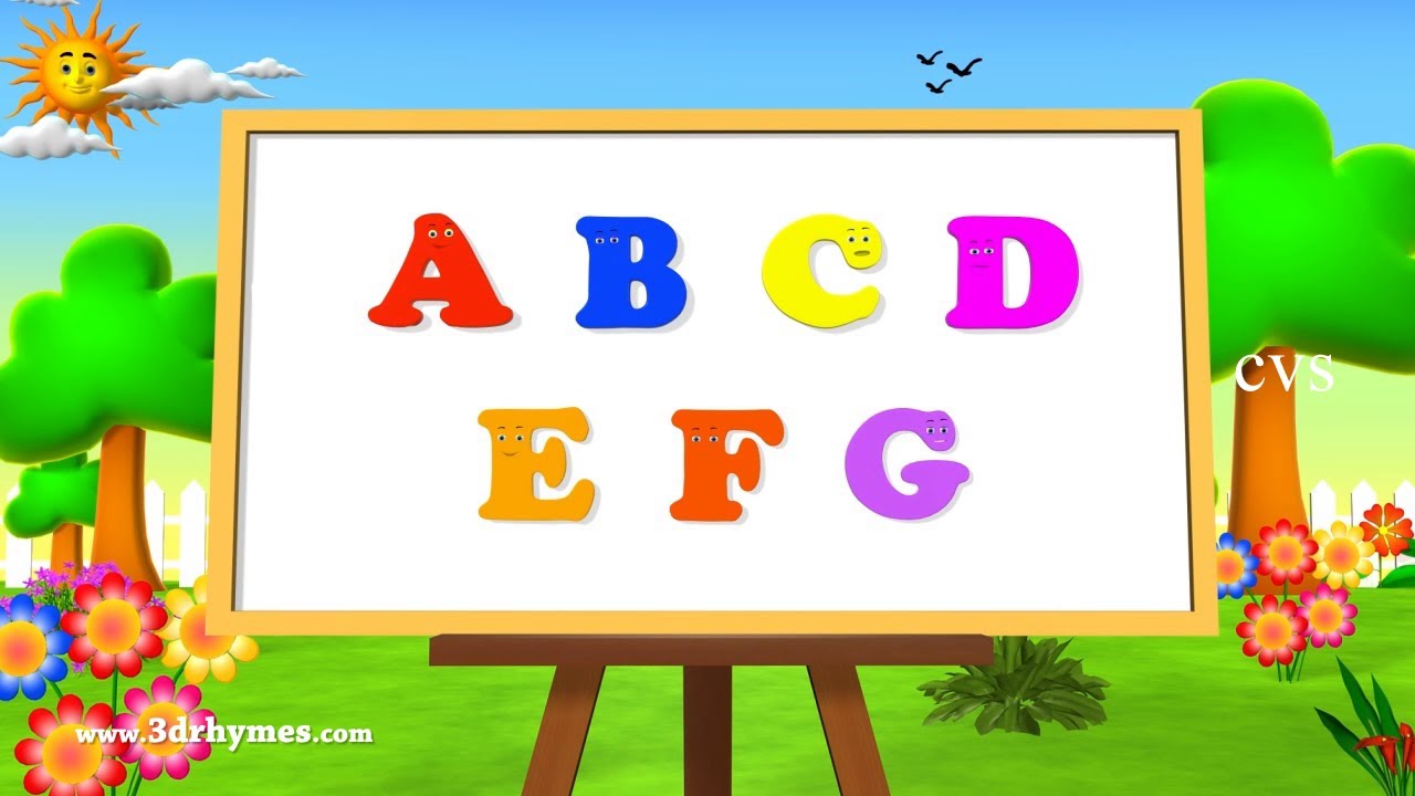 Alphabet Songs | ABC Songs for Children - 3D Animation Learning ...