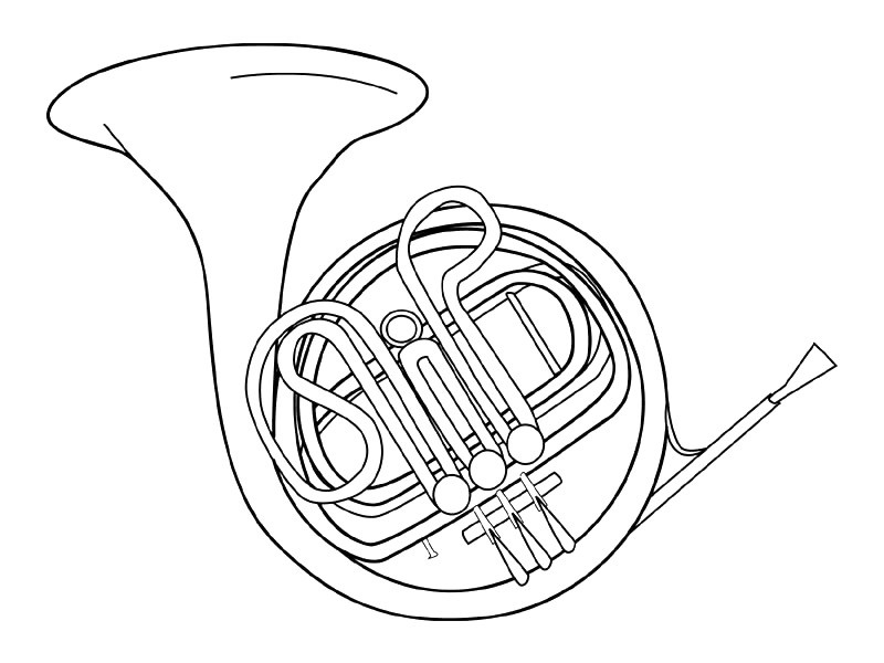 Music Instrument Coloring Pages - AZ Coloring Pages