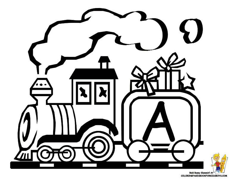 Christmas Alphabet | Toy Train | Free | Christmas Letters ...