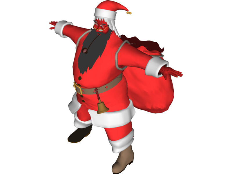 Santa Claus 3D Model Download | 3D CAD Browser