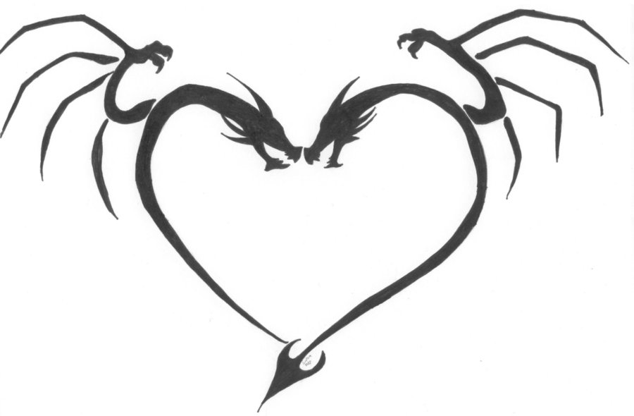Dragon Heart Tattoo 1
