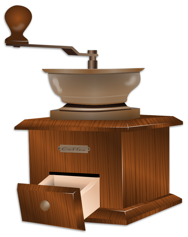 Free Traditional Coffee Grinder Clip Art
