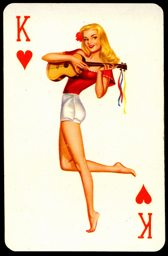 Biba" Playing Card - King of Hearts | Flickr - Photo Sharing!