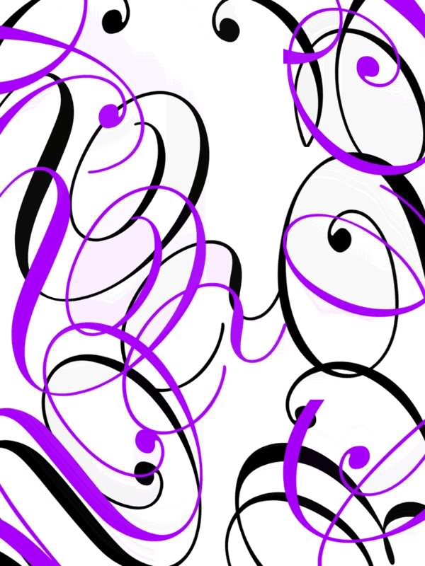 Purple Swirl Border | Cool Eyecatching tatoos