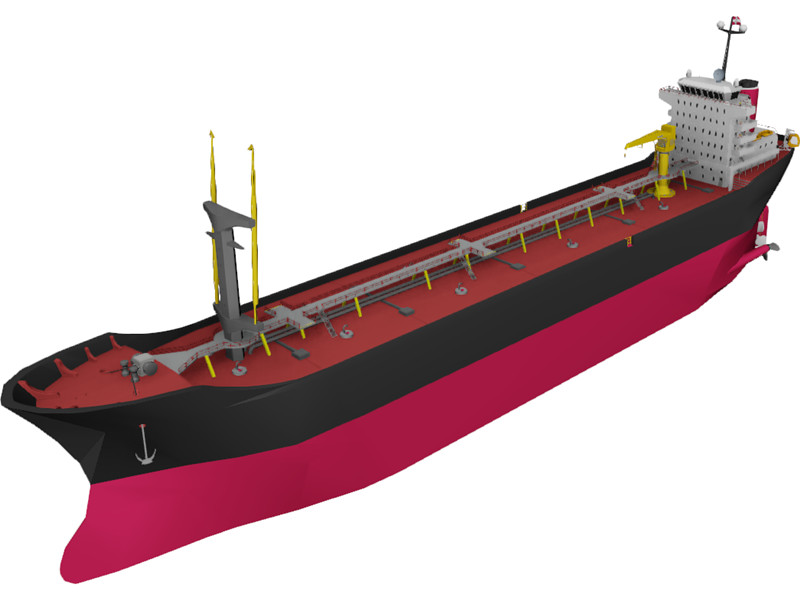 Oil Tanker Ship 3D Model Download | 3D CAD Browser