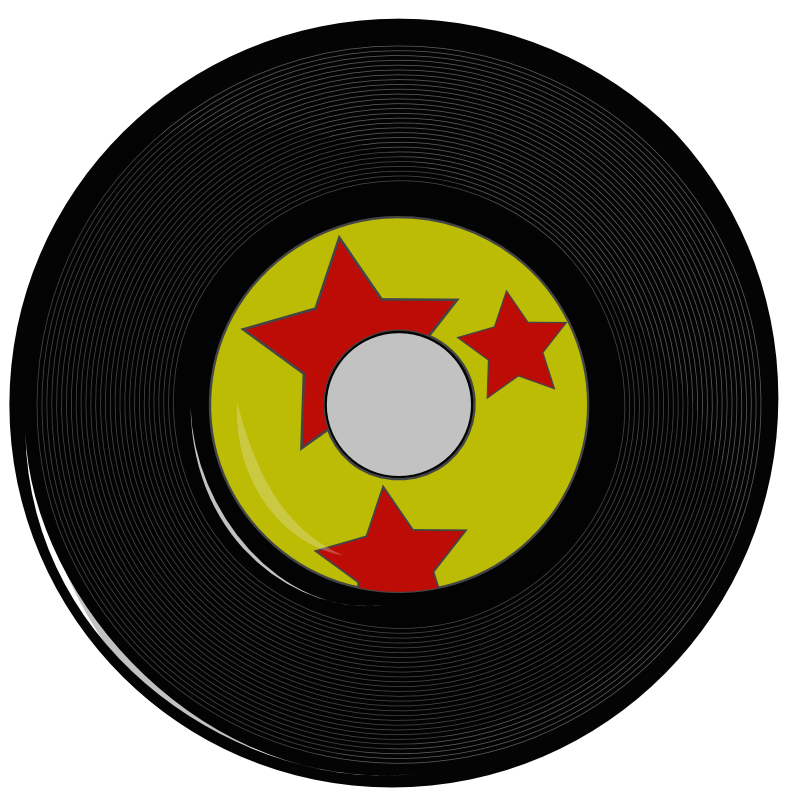 Clipart - Vintage Record