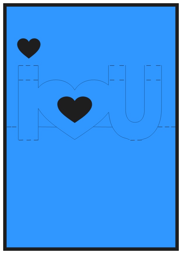 ScrappinbyKris: I HEART U - Pop Up Card with Tutorial