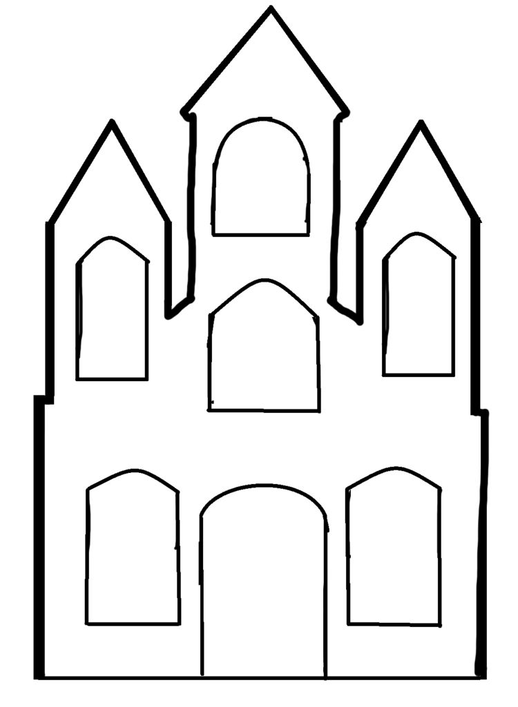 Castle Outline Drawing Images & Pictures - Becuo