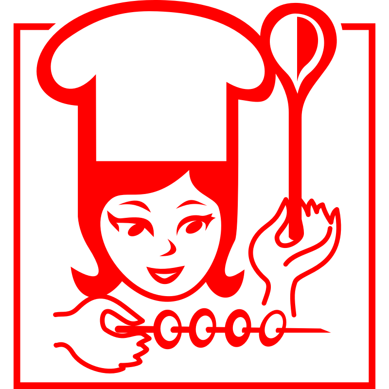 Clipart - Lady-Cook