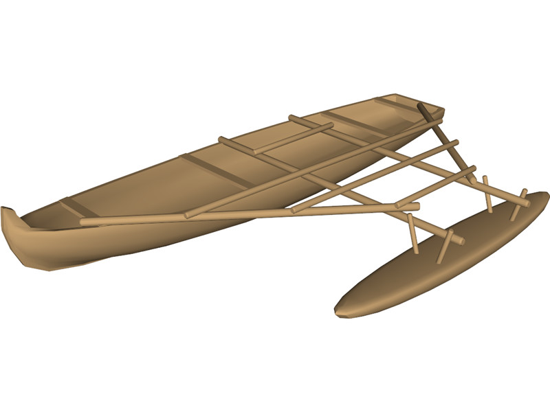 Hawaiian Canoe 3D Model Download 3D CAD Browser