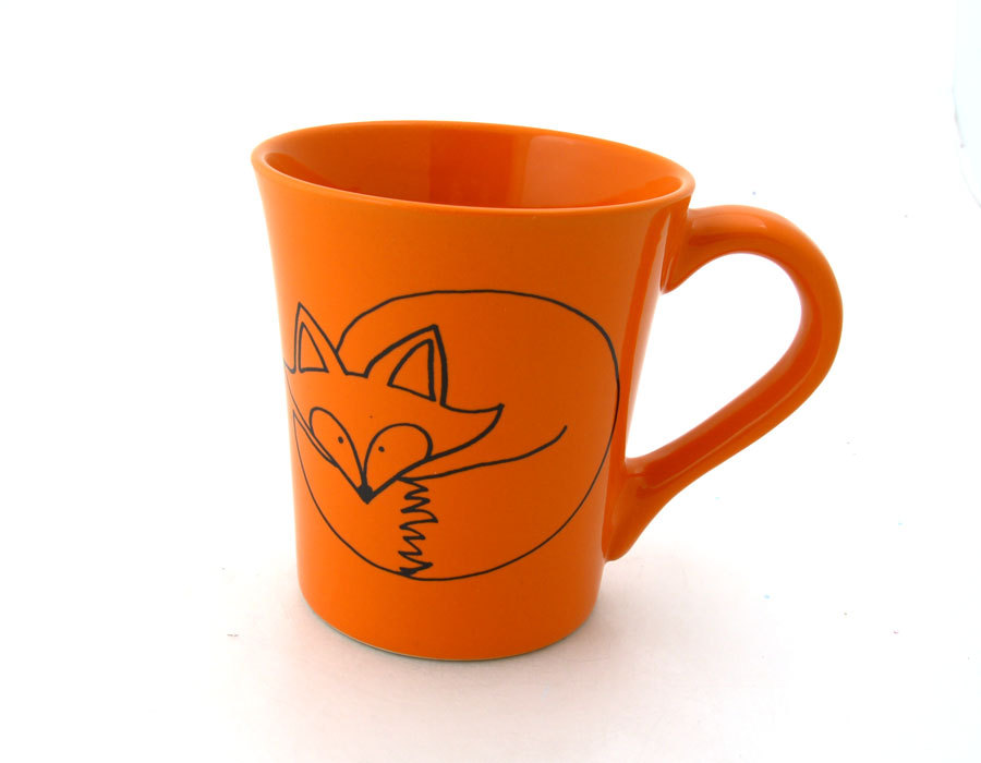 Popular items for fox mug on Etsy
