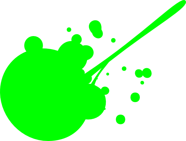 Green Paint Splatter clip art - vector clip art online, royalty ...