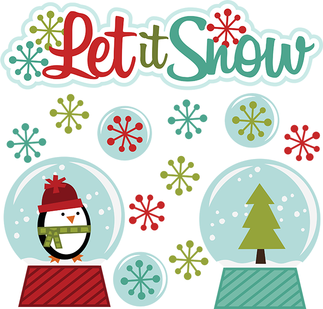 Let It Snow SVG winter clipart cut clip art free svg file free ...