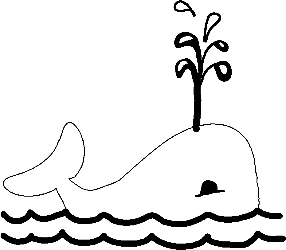 Free Whale Coloring Pages Tattoo