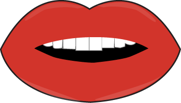 Mouth Clip Art Black And White | Clipart Panda - Free Clipart Images