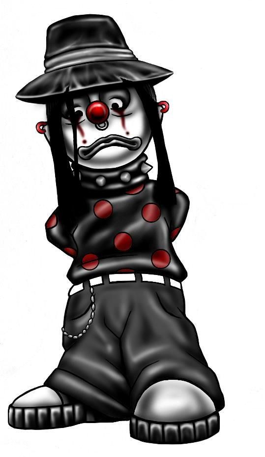 Goth Clown | homie clown | Pinterest