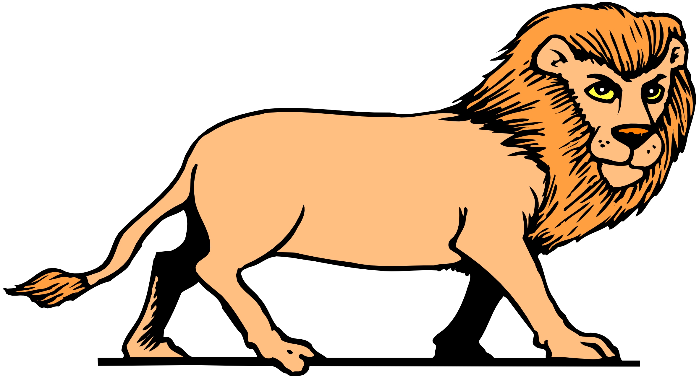 cartoon clipart of lions - photo #22