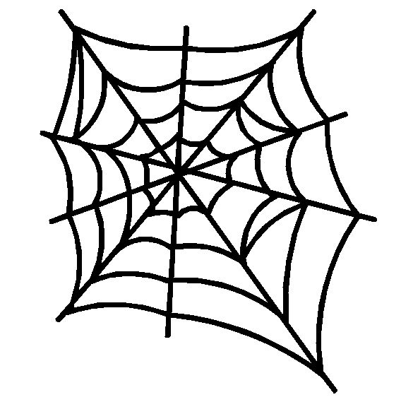 Halloween Spider Web Clipart