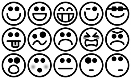Outline Smiley Icons clip art - Download free Other vectors ...