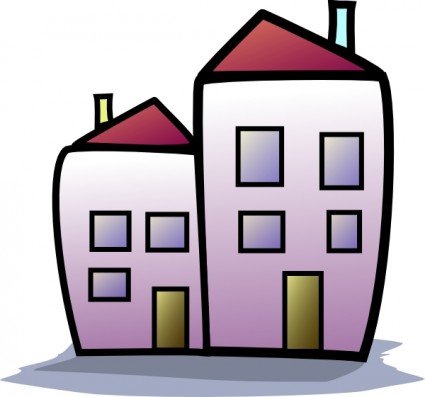 Clipart on buildings houses Free vector for free download (about 3 ...