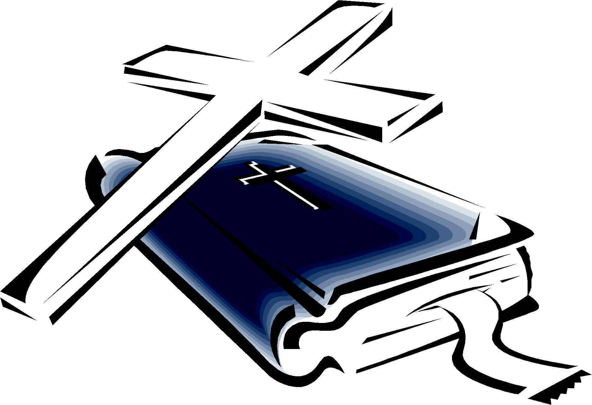 Bible And Cross Clip Art - Cliparts.co