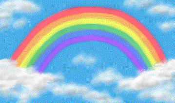 clipart rainbows