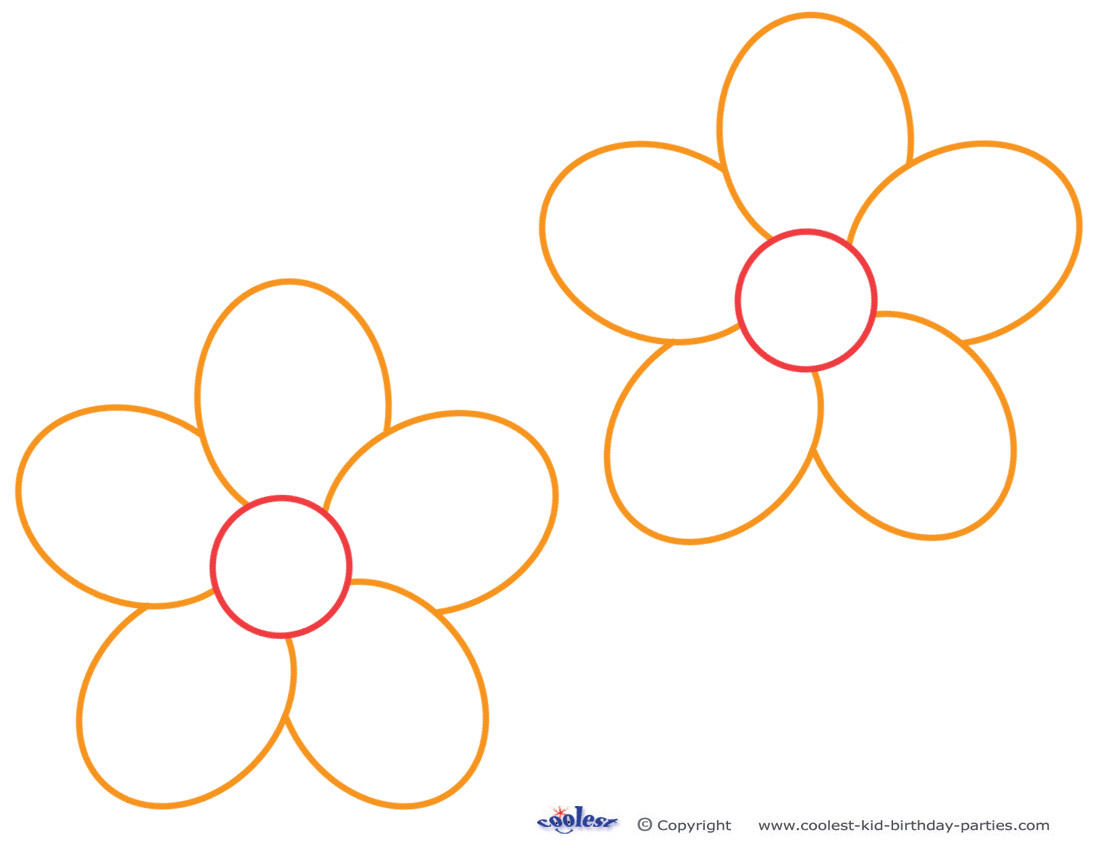 Images For > Flower Cut Out Printable